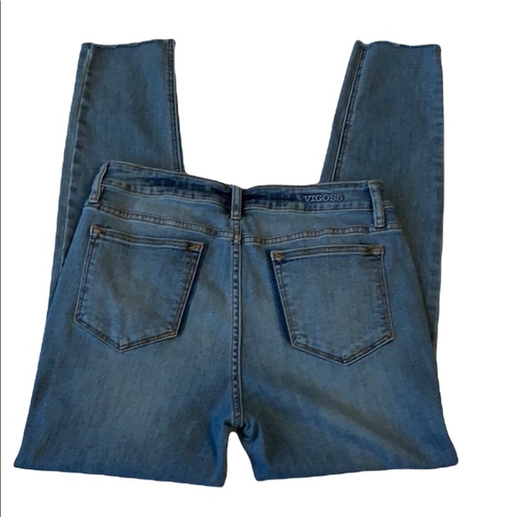 Vigoss Marley Super Skinny Raw Hem Jeans Size 30 - Picture 5 of 12
